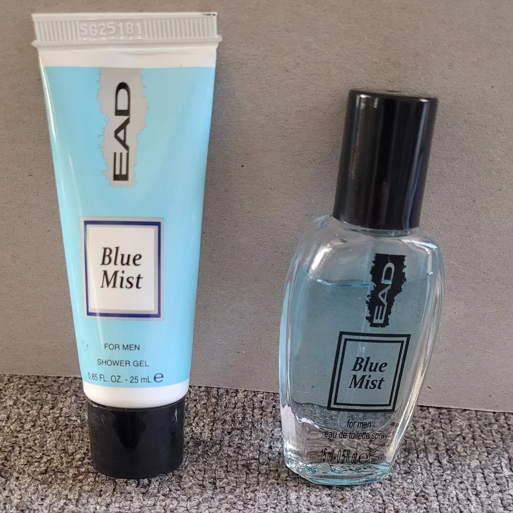 EAD Blue Mist Gift Set EDT .5 oz & Shower Gel .85oz